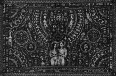 Huston Ripley (Philadelphia, PA) Untitled II 2003 ink on tissue