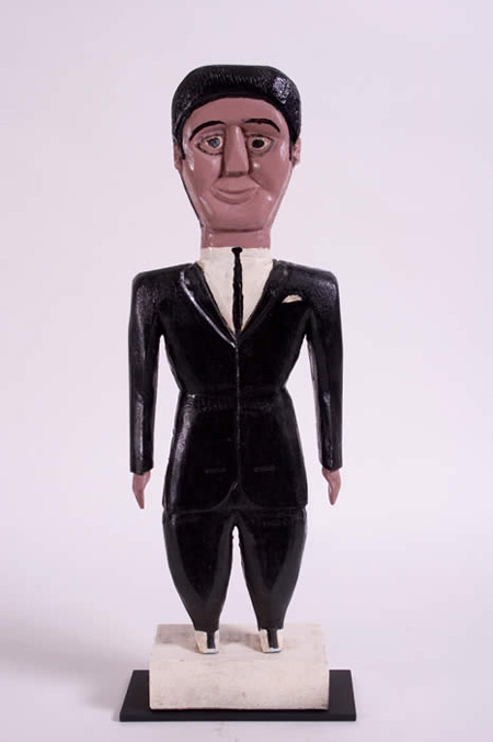 George Williams | Man Carving at the Outsider Folk Art Gallery