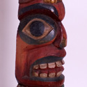 Tlingit Totem Pole Carving at the Outsider Folk Art Gallery