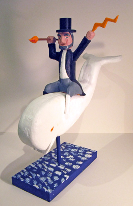 Gerald Anderson | Colossi (Moby Dick) Carving at the Outsider Folk Art Gallery