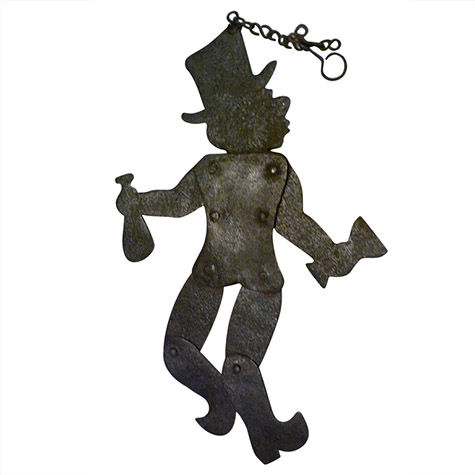 ANO523 | Drunkard Metal Toy at the Outsider Folk Art Gallery