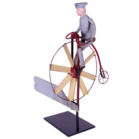 Outsider Folk Art Gallery | Velocipede | Painted wood and metal 