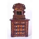 Sarah Tramp art cabinet at the Outsider Folk Art Gallery