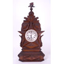Tramp Art clock at the Outsider Folk Art Gallery