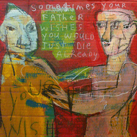 Jim Bloom at the Outsider Folk Art Gallery