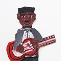 Brent Brown BRB015 | Blues Man, at the Outsider Folk Art Gallery