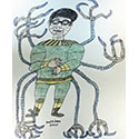Brent Brown BRB1205 | Doctor Octopus from Marvel at the Outsider Folk Art Gallery