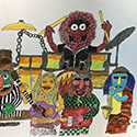 Brent Brown BRB1222 | Muppet Band at the Outsider Folk Art Gallery
