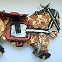 Brent Brown BRB229 | Speckled Horse, at the Outsider Folk Art Gallery