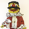 Brent Brown BRB504 | New Zealand the Fish Juggler (Muppets), 2018 at the Outsider Folk Art Gallery