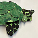 Brent Brown | Armor the Sea Turtle (2022) at the Outsider Folk Art Gallery