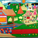 Floretta Emma Warfel WAF008 at the Outsider Folk Art Gallery