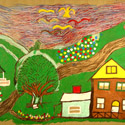 Floretta Emma Warfel WAF003 at the Outsider Folk Art Gallery