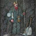 Frank Wyso FW1 | Coalminer at the Outsider Folk Art Gallery