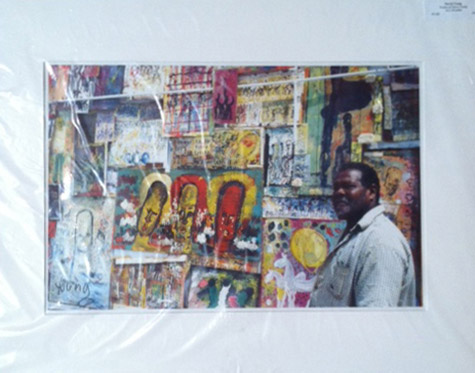 Purvis Young | PY183 | Picture of Purvis Young | 24 x 18 in. (60.96 x 45.72 cm) at the Outsider Folk Art Gallery