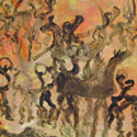 Purvis Young PY43 at the Outsider Folk Art Gallery