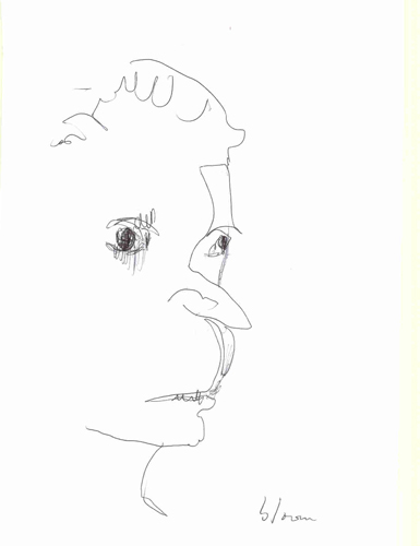 Jim Bloom | Drawings | JB0617 | Untitled | Ball Point Pen on Paper, price $150 at the Outsider Folk Art Gallery