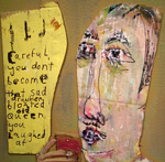 JB117 Jim Bloom at the Outsider Folk Art Galleryk Art Gallery