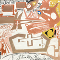 Carlo Zinelli | CZ001 (Back) | guache on paper at the Outsider Folk Art Gallery