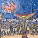 Edward Woltemarte Jr. EW019 at the Outsider Folk Art Gallery