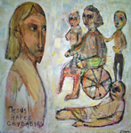 JB413 Jim Bloom at the Outsider Folk Art Gallery