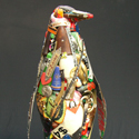 Leo Sewell Penguin at the Outsider Folk Art Gallery