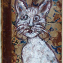 Harriet Wiseman WIH Lost Kitty at the Outsider Folk Art Gallery