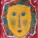 Harriet Wiseman WIH Women with Bird at the Outsider Folk Art Gallery