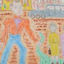 Michael Wysochansky WYM187 at the Outsider Folk Art Gallery