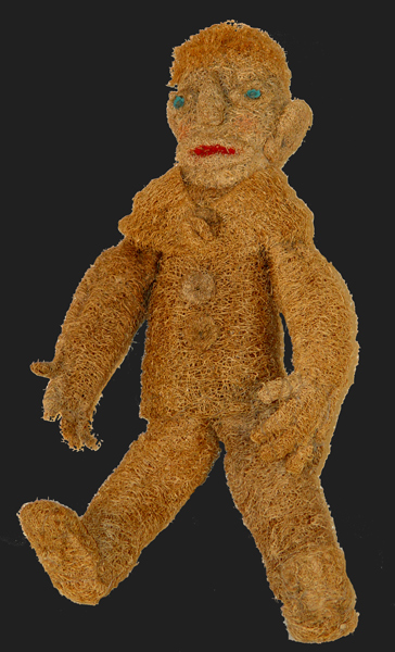 Minnie Black | MB1 | Untitled | Luffa sponge, price $400 at the Outsider Folk Art Gallery