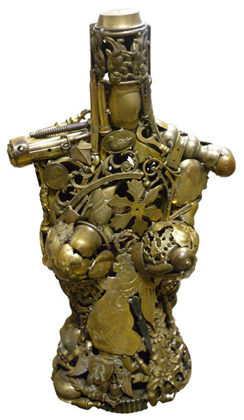 Leo Sewell | Brass Torso | 21st Century Price: $10,000 at the Outsider Folk Art Gallery